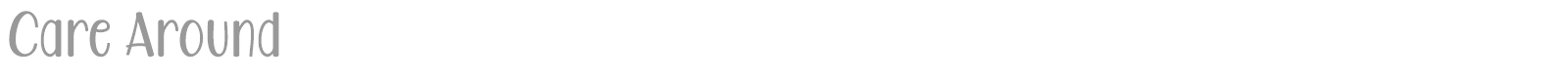 Care Around font preview